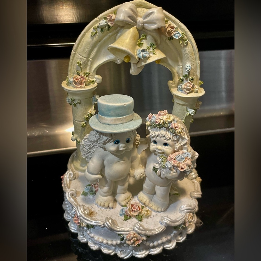 Vintage Wedding Cake Topper Dreamsicles Cherub Babies Angels